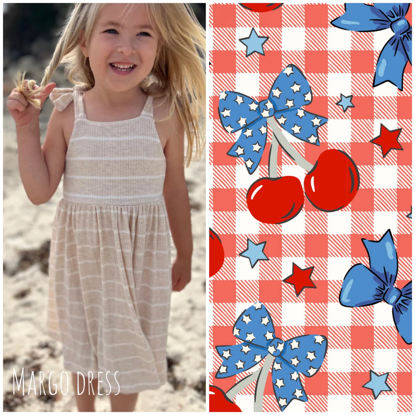 REPS ONLY - Patriotic Picnic Ruffle Margo Bubble or Dress