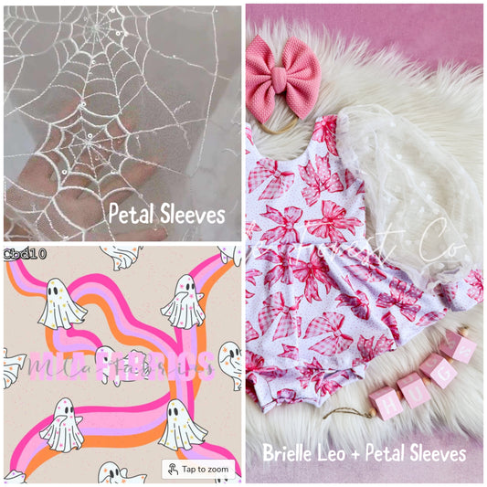 Groovy Ghouls Petal (Mesh) Sleeve Brielle Leo