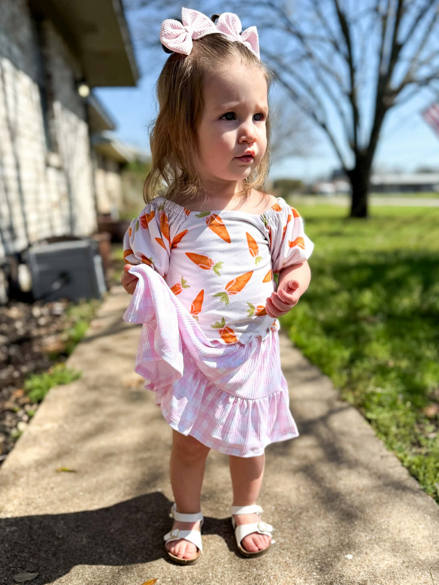 Gingham Garden Dublin (Full Length+ Aurora Skort)