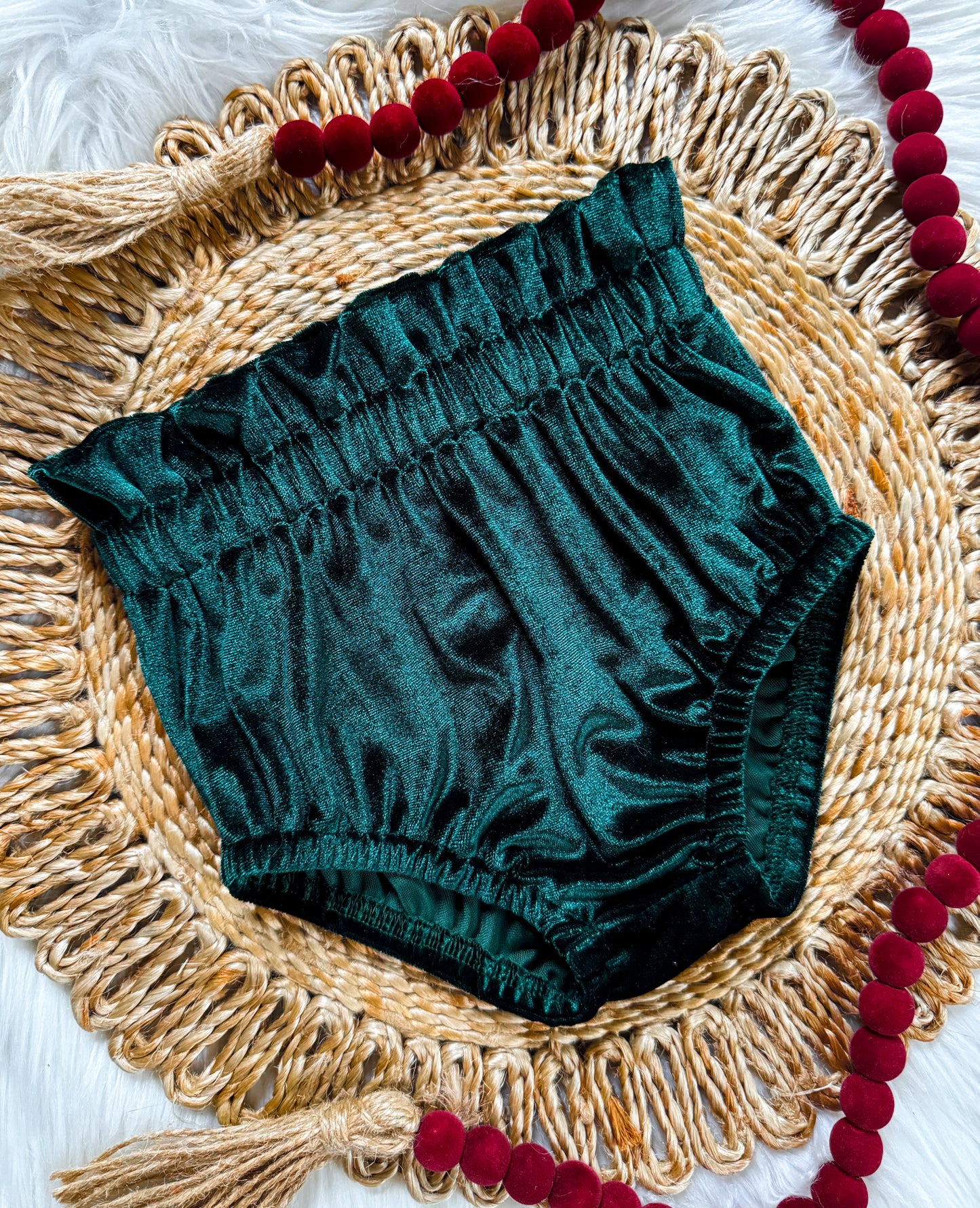 Christmas Bloomies (Optional Lace)