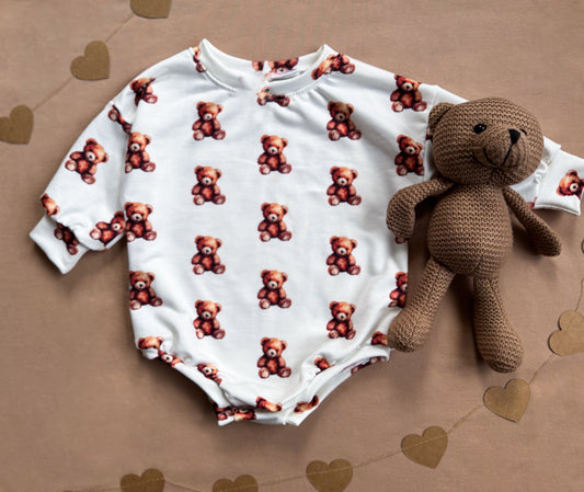 Beary Loved Sweater Romper