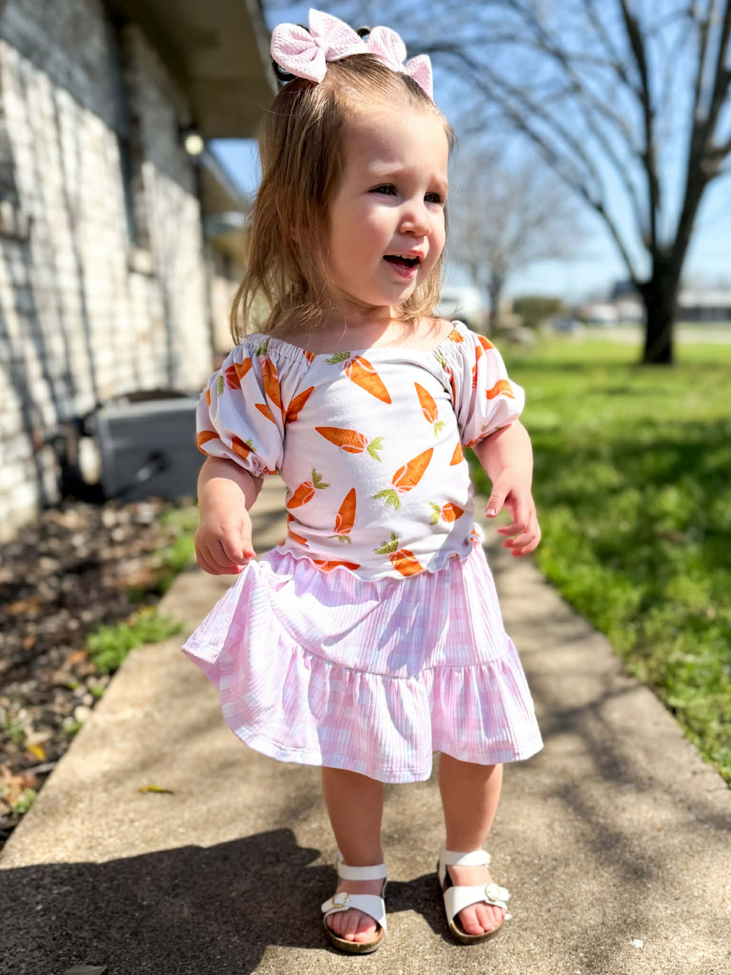 Gingham Garden Dublin (Full Length+ Aurora Skort)