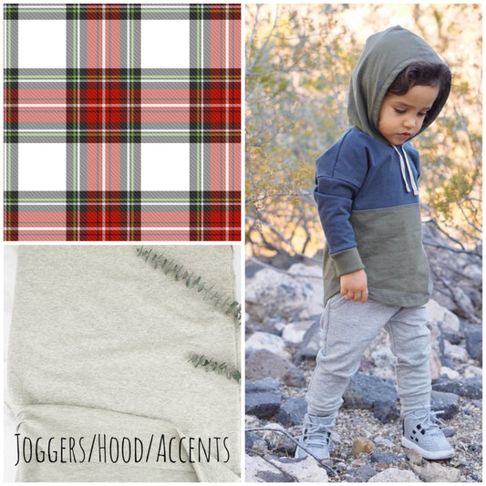 Reps Only - Festive Flannel Hooded Pull Over & Joggers