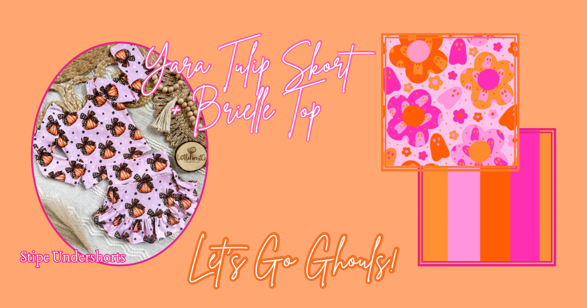 Let’s Go Ghouls! Yara Ruffle Tulip Skort + Long Sleeve Brielle Top