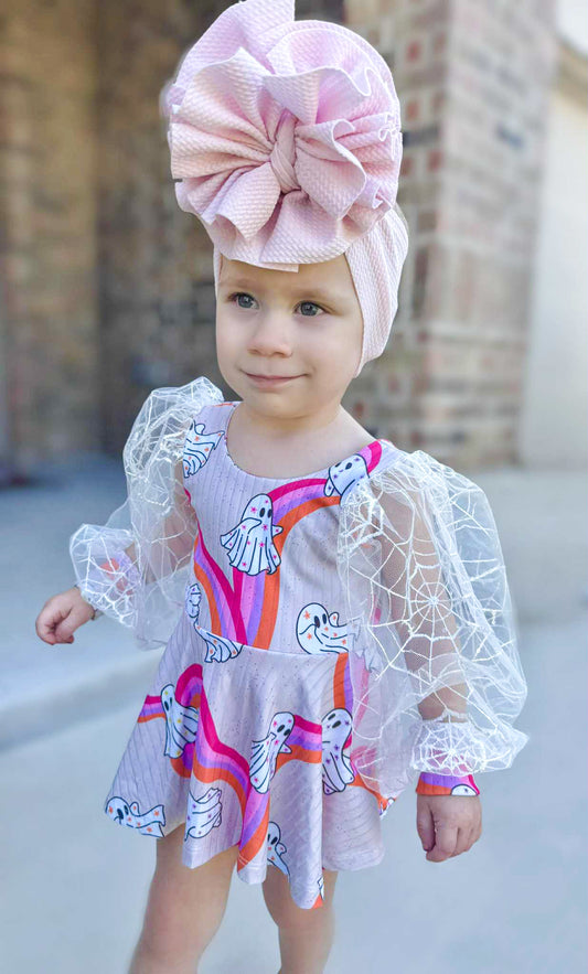 Groovy Ghouls Petal (Mesh) Sleeve Brielle Leo
