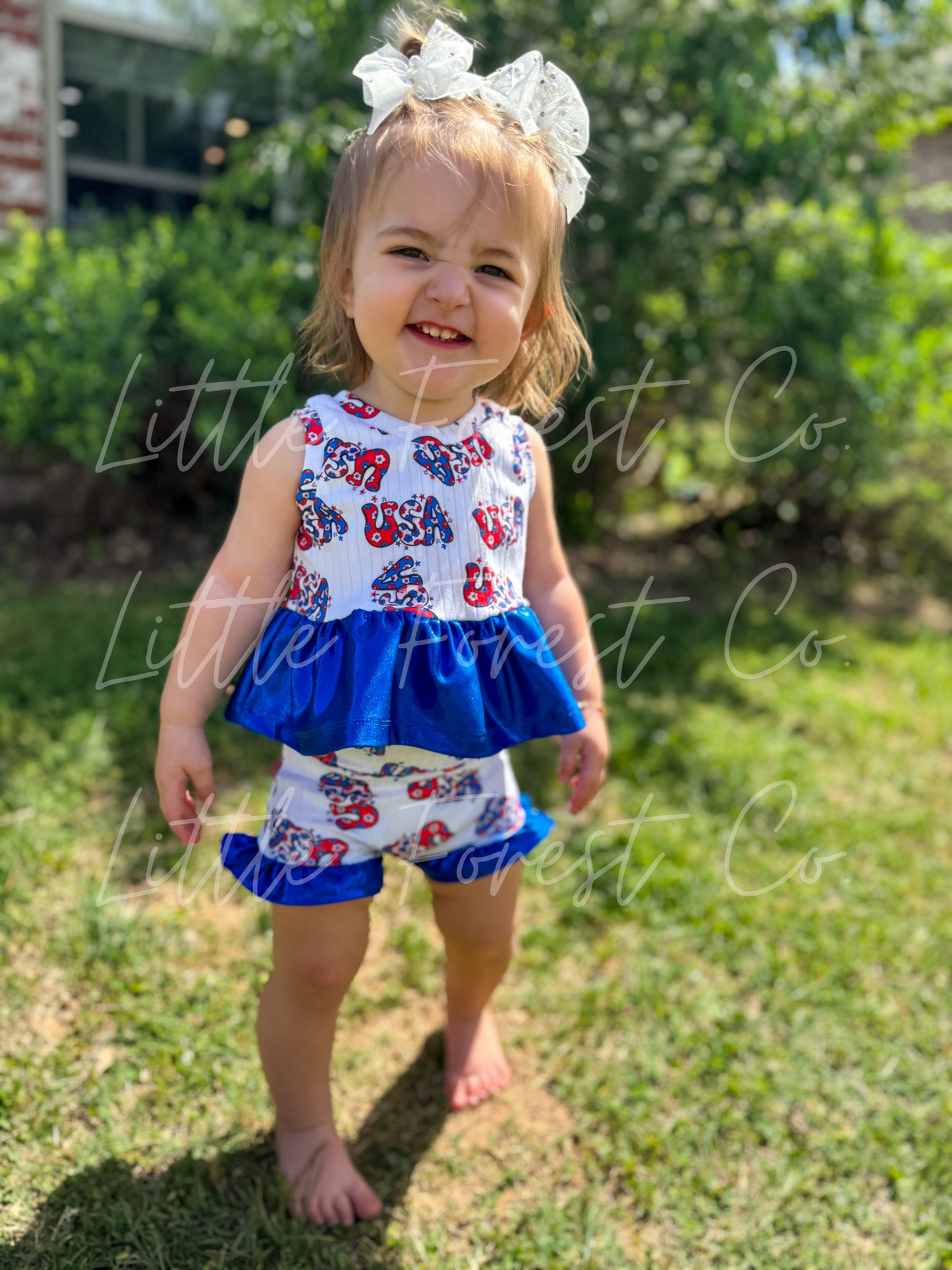 Bloomin’ In The USA Peplum + Ruffle Bummies