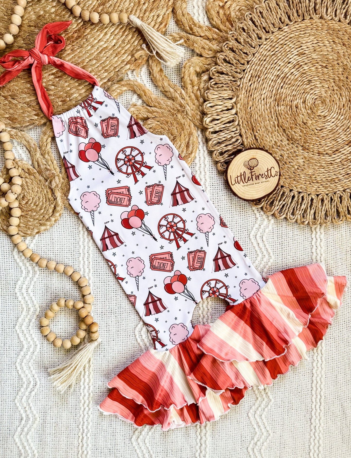 Carnival Halter Bell Jumpsuit