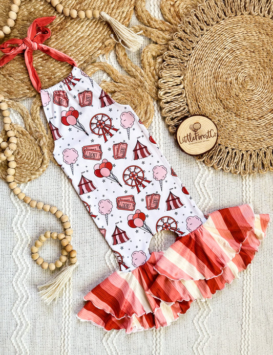 Carnival Halter Bell Jumpsuit