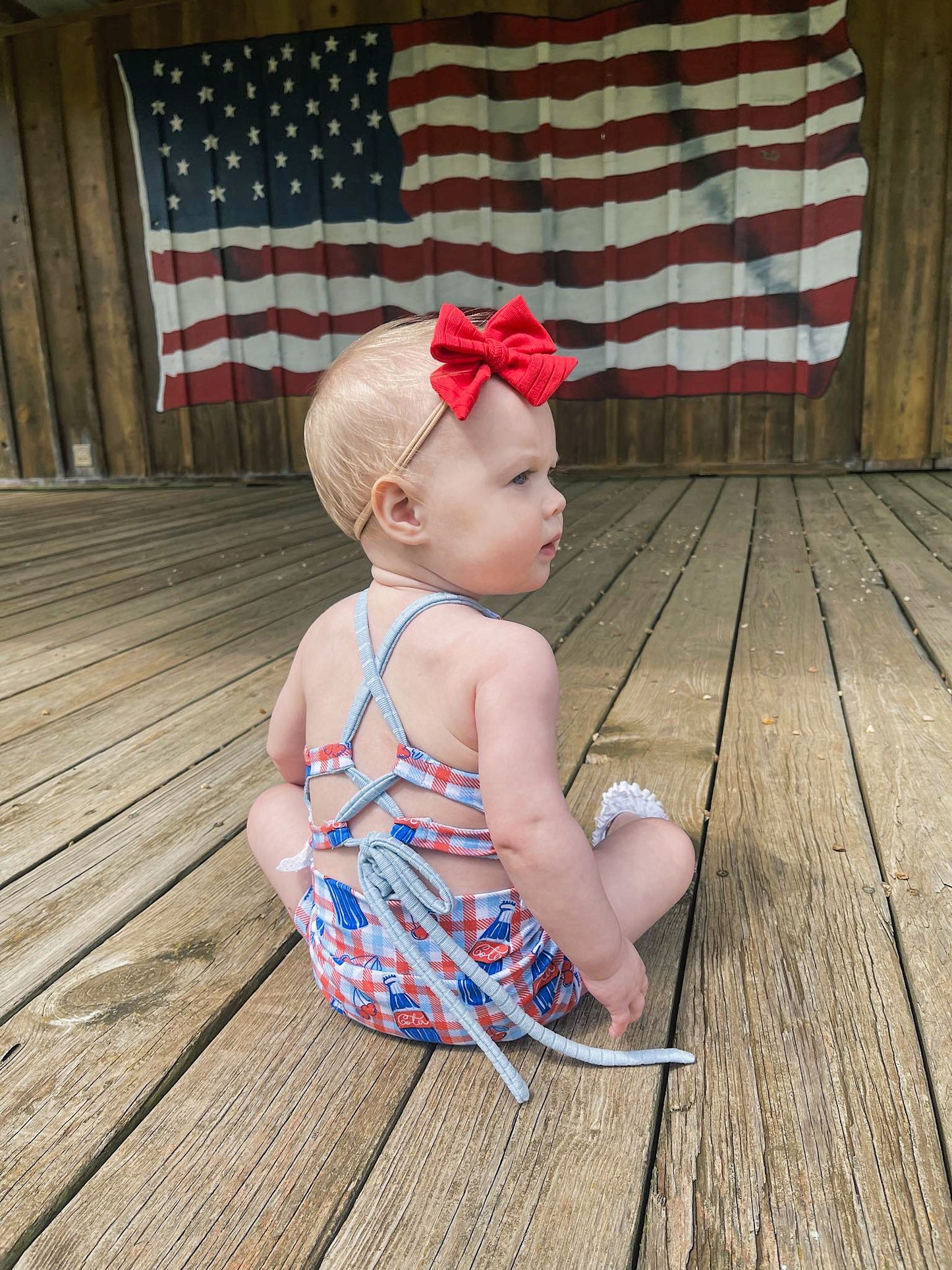 Freedom Fizz Eyelet Halter + Bummies