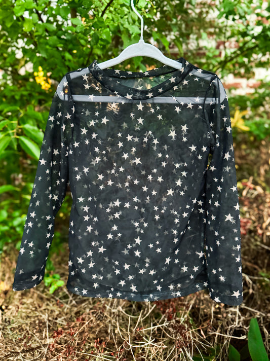 Starry Night Mesh Top