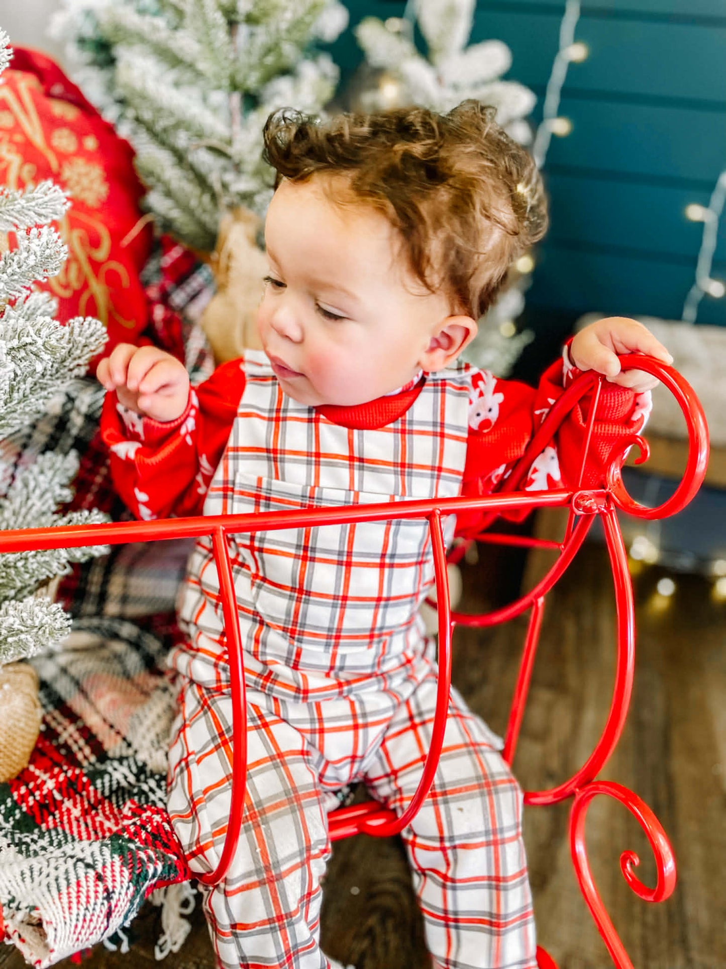 “Santa’s Favorite” Yukon Romper + Sweater