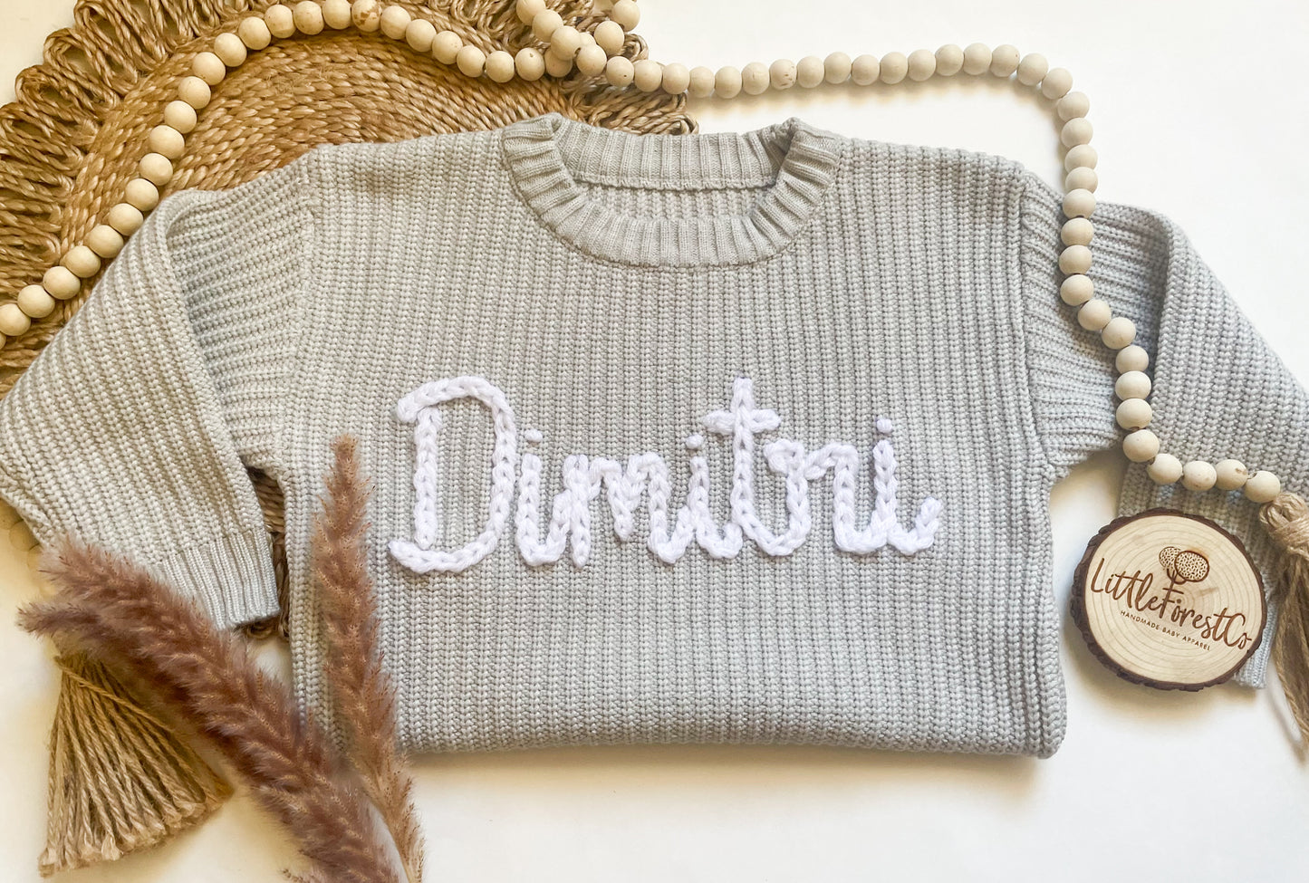 Embroidered Name Sweater