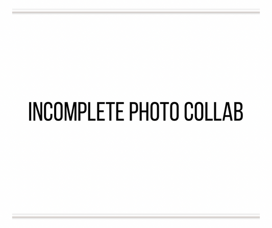 30% off Return for Incomplete Photo Collab - Shelby Ademi