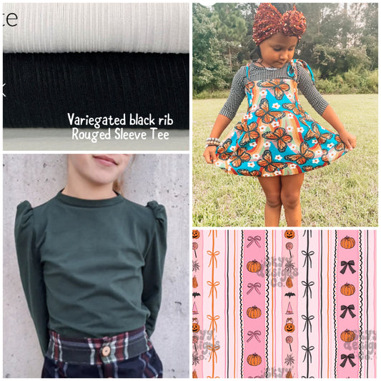 Trick Or Chic Strappy Skirt + Rouged Tee