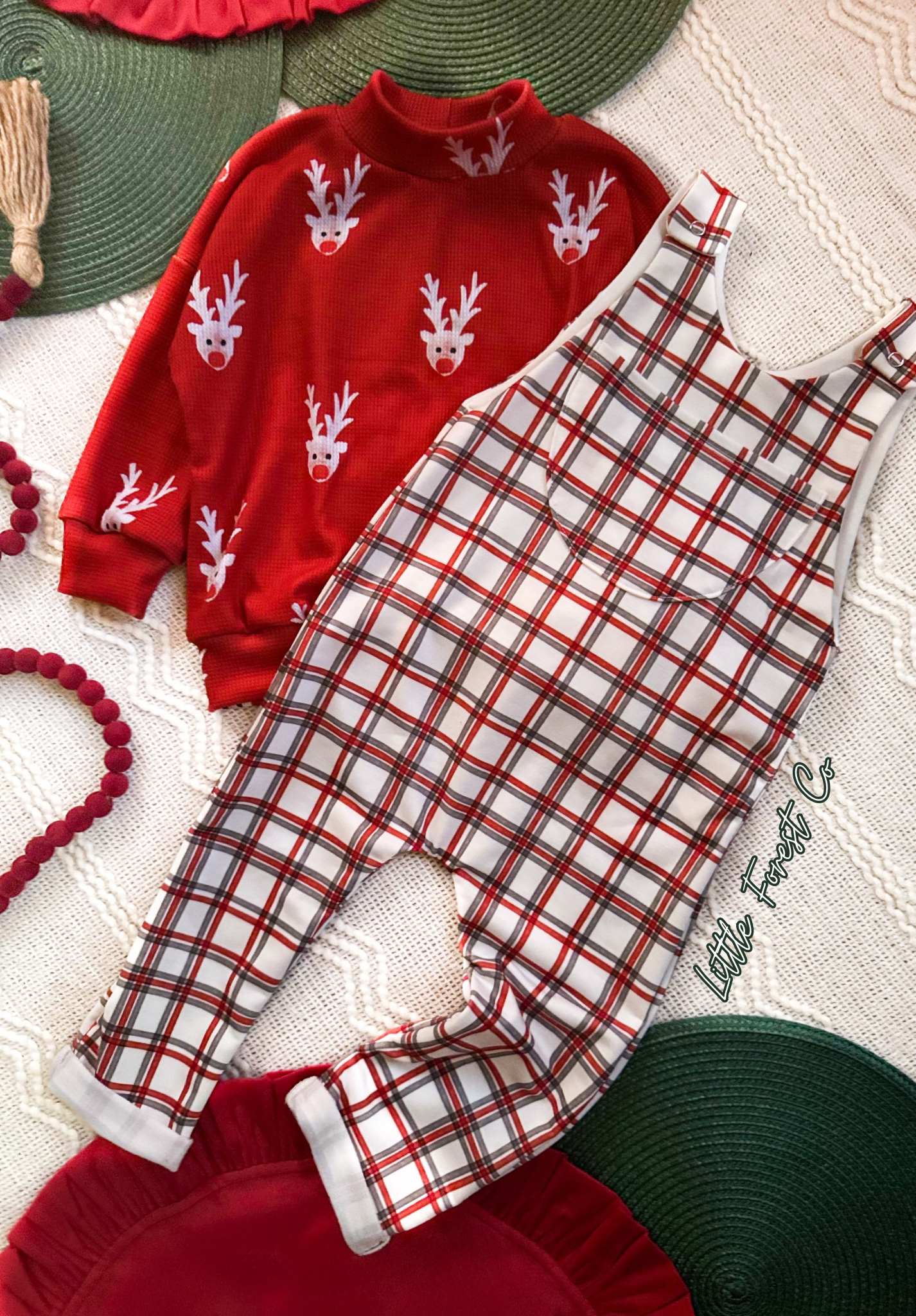 “Santa’s Favorite” Yukon Romper + Sweater