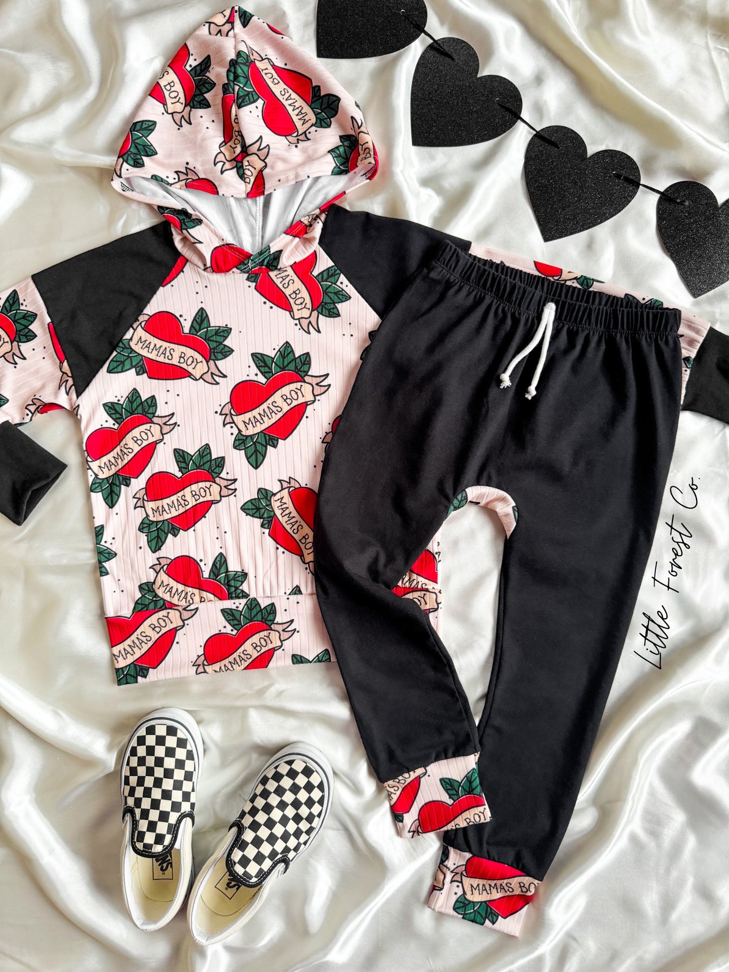 Tatted Love Colorblock Hoodie + Gusset Pants