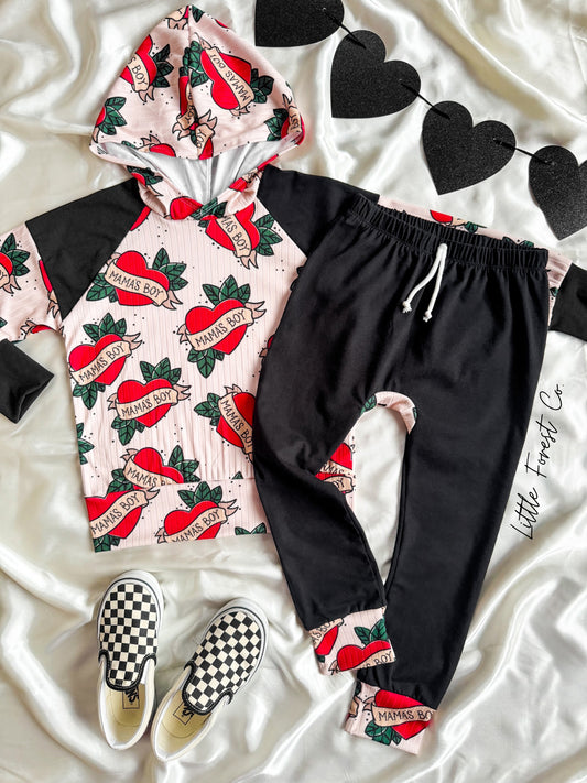 Tatted Love Colorblock Hoodie + Gusset Pants