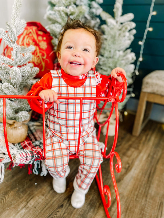 “Santa’s Favorite” Yukon Romper + Sweater