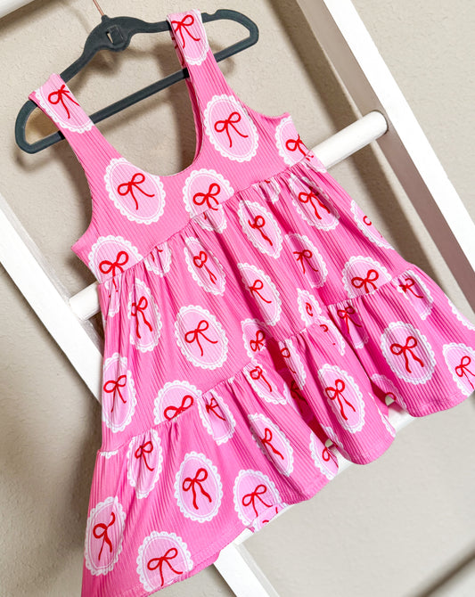 Retro Ribbons Pinafore Magnolia