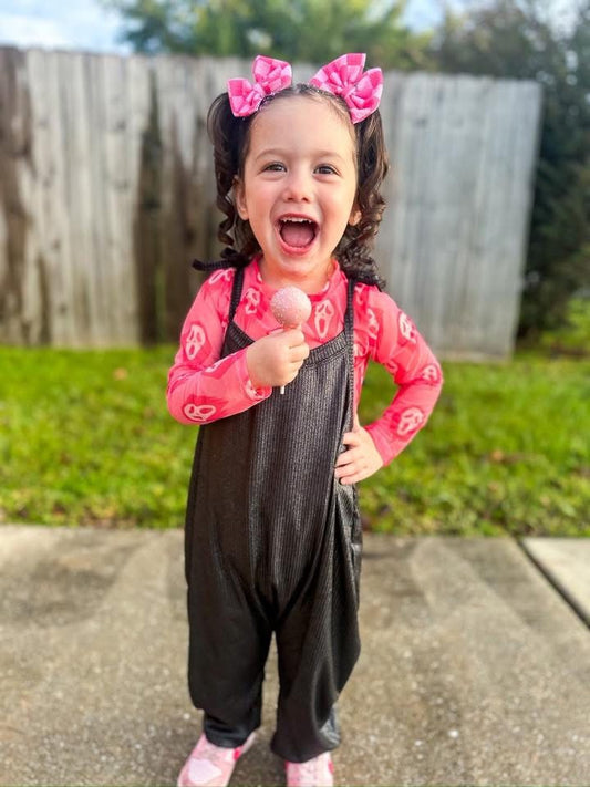 Shimmer Black Rib Indy (Tie Shoulder)