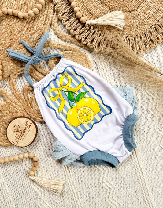 Coquette Lemons - Ruffle Bum Halter Bubble
