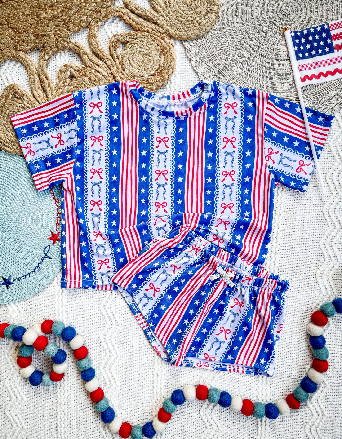 Classic Glory Oversized Tee + Breezy Shorts