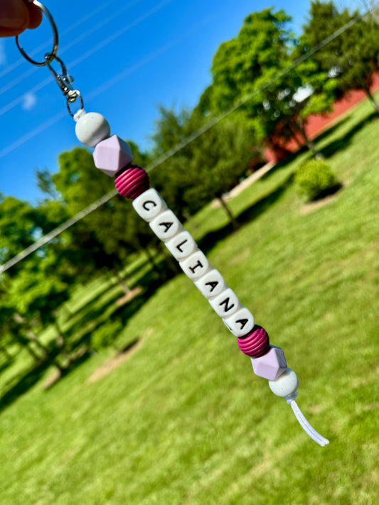 Personalized Name Pacifier Clips