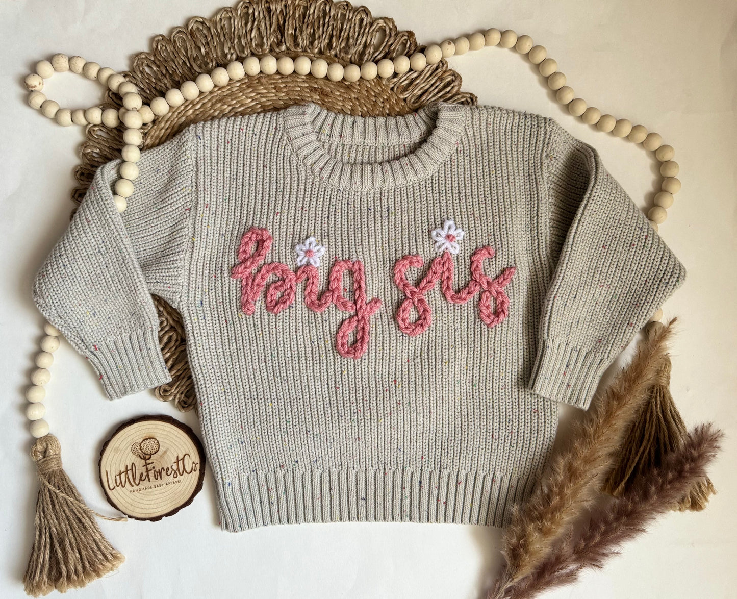 Embroidered Name Sweater