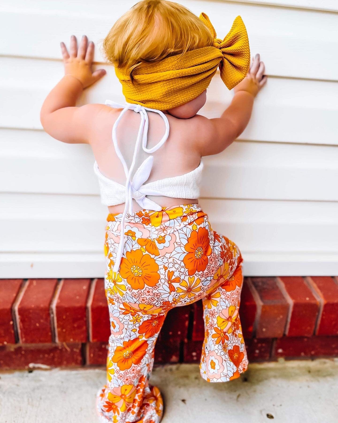 Donut Bell Bottoms & Halter | Sweet One Birthday Outfit | Donut Birthday Outfit | Donut Bells | Birthday Outfit | Two Sweet Birthday Outfit